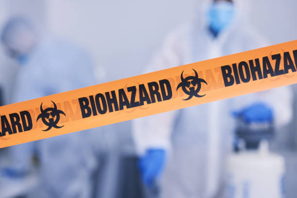 Professional Biohazard Cleanup technician working in Windsor, IL